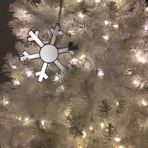 Snowflake Mirror Ornament